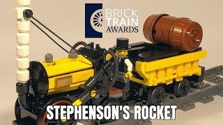 Brick Train Awards 2023  Stephensons Rocket  Best Steam Locomotive Entry Overview [upl. by Bowe866]