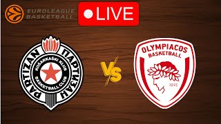 🔴 Live Partizan vs Olympiakos  EuroLeague 20232024  Live Play by Play Scoreboard [upl. by Hilaire]