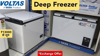 Deep Freezer by Voltas Single amp Double Door  Commercial Items [upl. by Ase971]