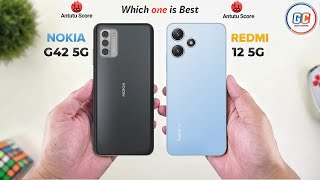 Nokia G42 Vs Redmi 12 5G  Full Comparison ⚡ Which one is Best [upl. by Nilorac668]