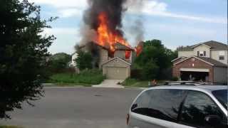 House Fire on Sunbird Lake  4102012 [upl. by Htebaras]