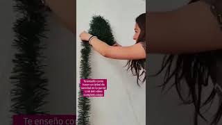 Arbol de navidad en la pared short shortsvideo arbolesdenavidad navidad [upl. by Ennayt803]