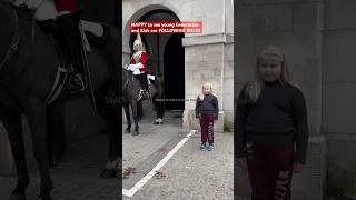 HAPPY to see young Generation and Kids are FOLLOWING RULES 💕 kingsguard royalhorseguard horse [upl. by Bradley385]