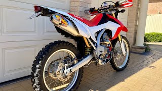 Honda CRF250L Front Fork Oil Change DIY Penrite 10w CRF250M CRF250 Rally [upl. by Aronal388]