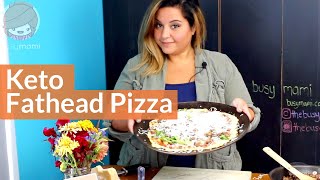 How to Make Keto Pizza Dough  Quick and Easy 🍕Fathead Dough [upl. by Palecek]