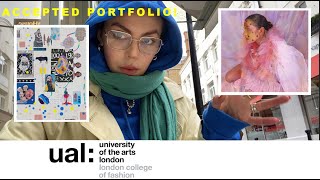 ACCEPTED PORTFOLIO  UAL London College of Fashion [upl. by Gilbert]