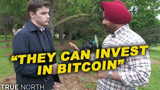 Immigration agent tells Canadian kids to just quotinvest in Bitcoinquot [upl. by Knutson]