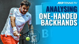 Analysing ATP Tennis Players OneHanded Backhands [upl. by Kellene]