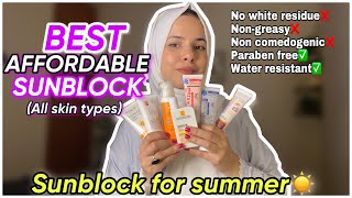 Affordable Sunscreens Without White Cast  How to find the right sunscreen for summer in pakistan [upl. by Marlette]