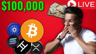 Bitcoin Hits 100000 Why Are AltCoins Not Pumping LIVE STREAM [upl. by Alyat546]