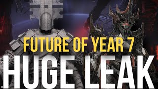 Destiny 2 HUGE LEAK FUTURE OF YEAR 7 Huge News amp More [upl. by Nelluc]