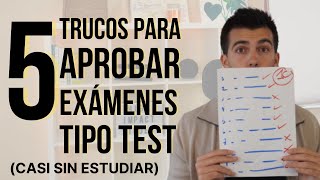 5 TRUCOS para APROBAR EXÁMENES TIPO TEST ✅ [upl. by Karita]