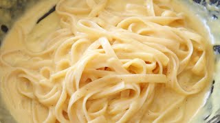 CREAMY CHEESY PASTA  PASTA WITH CHEESE SAUCE RECIPE [upl. by Arotahs]