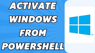 How to Activate Windows 10 or 11 from PowerShell [upl. by Alon]