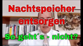 Nachtspeicheröfen entsorgen Asbest und andere Gefahren  Mekotherm Heizkörper als Alternativa [upl. by Wesle]