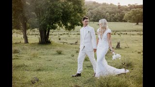 Norther NSW Wedding  Tanae and Jake Highlights [upl. by Arahsal269]