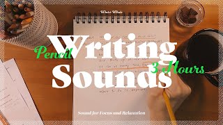 ASMR Pencil Writing Sound for Relax Study  연필 ASMR 연필 글 쓰는 소리  집중 공부 [upl. by Hobard663]