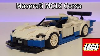 MASERATI MC12 CORSA in LEGO [upl. by Noek913]