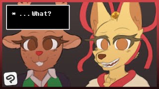 Perfectly Normal Noelle amp Ceroba  Furry Speedpaint [upl. by Leler]