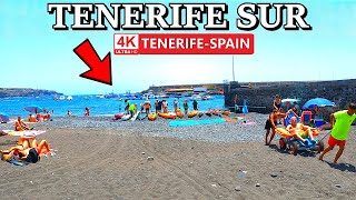 TENERIFE  Beach without waves and with a beautiful fishing port 🌞 [upl. by Wilek167]