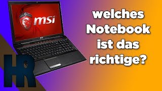 Notebooks wie finde ich das richtige für mich Auf was sollte ich achten [upl. by Lednyc]