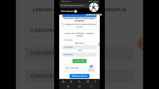 freelitecoincom payment proof  Earn litcoin for free  500000litoshi withdrawal proof [upl. by Okkin523]