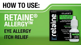 HOW TO Use Retaine Allergy by OCuSOFT [upl. by Amethist919]