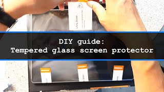 DIY Guide Tempered glass screen protector feat Microsoft Surface Pro 11 Windows on ARM tablet [upl. by Miran222]