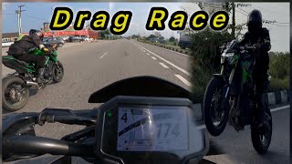 Drag Race  My Kawasaki Z900  Highway battle  kawasakiz900 drag z900 [upl. by Haseena]