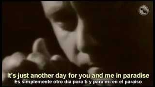 Phil Collins Another Day in Paradise sub español ingles [upl. by Hatty575]