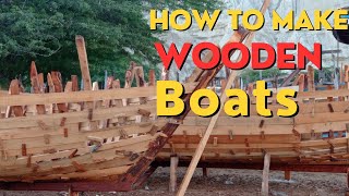 How to build a wooden boats  boats market [upl. by Aneed]