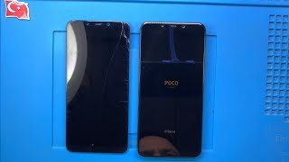 Xiaomi Pocophone F1 Ekran Değişimi 🇹🇷 [upl. by Risa]