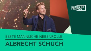 Albrecht Schuch · Beste Männliche Nebenrolle · Deutscher Filmpreis 2023 [upl. by Ayik]