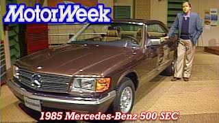 1985 MercedesBenz 500 SEC  Retro Review [upl. by Analla156]