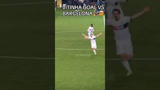 Vitinha Amazing Champions League Goal shorts soccer ucl psg goals france fcbarcelona uk [upl. by Nylknarf]