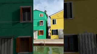 📍Burano island Italy 🇮🇹The colourful island of Italy that will cheer you up [upl. by Auohs]