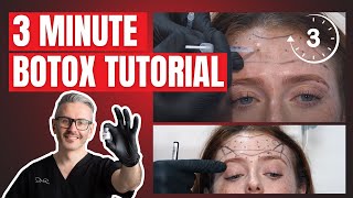 Simple Botox Tutorial  Common Botox Patterns  Botox Units Guide [upl. by Gnilhsa]