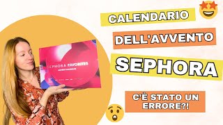 CALENDARIO dellAVVENTO SEPHORA 2024  Apriamolo insieme [upl. by Yenahs881]