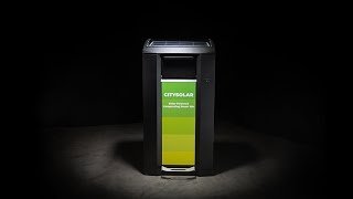 CitySolar Smart Bin  Setting New Standards with 3in1 capacity solution [upl. by Combes]