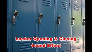 Locker Opening amp Closing Sounds Noises  Film amp Sound Effects No Copyright [upl. by Buna182]