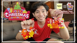 2023 Jolly Christmas Ornaments Jollibee Kiddie Meal Toys Jolly Kids Meal Toys 2023 Jollibee Toys [upl. by Abehsile984]