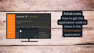 How to Get App Codes and Share Them Using Downloader on Android TV [upl. by Burroughs]