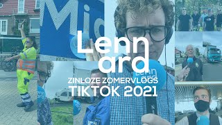 Omroep Lennard terugblik Zinloze Zomervlogs TikTok 2021 [upl. by Lyda403]