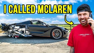 REBUILDING A WRECKED MCLAREN 720S  PT1 [upl. by Airotahs]