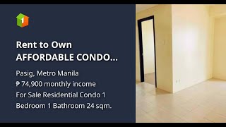 Rent to Own AFFORDABLE CONDO near BGC Taguig 20kmonth LIPAT AGAD [upl. by Artenehs]