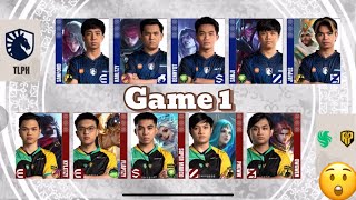 Game 1  Team Liquid PH vs Falcon AP Bren  MPL PH S14  Mobile Legend [upl. by Massingill]