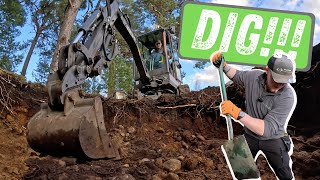 DIGGING A MASSIVE HOLE  Diary Of A 21 Year Old Landscape Business Owner EP10 UK [upl. by Robert357]