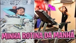 MINHA ROTINA DA MANHÃ  PELA PRIMEIRA VEZ NA ACADEMIA [upl. by Errick]