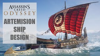 Artemision  Spartan Ship ⚓ Design  Assassins Creed Odyssey [upl. by Bettina]