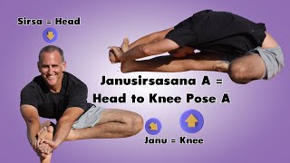 How To Do Head to Knee Pose  Yoga for Beginners [upl. by Yrrehc]